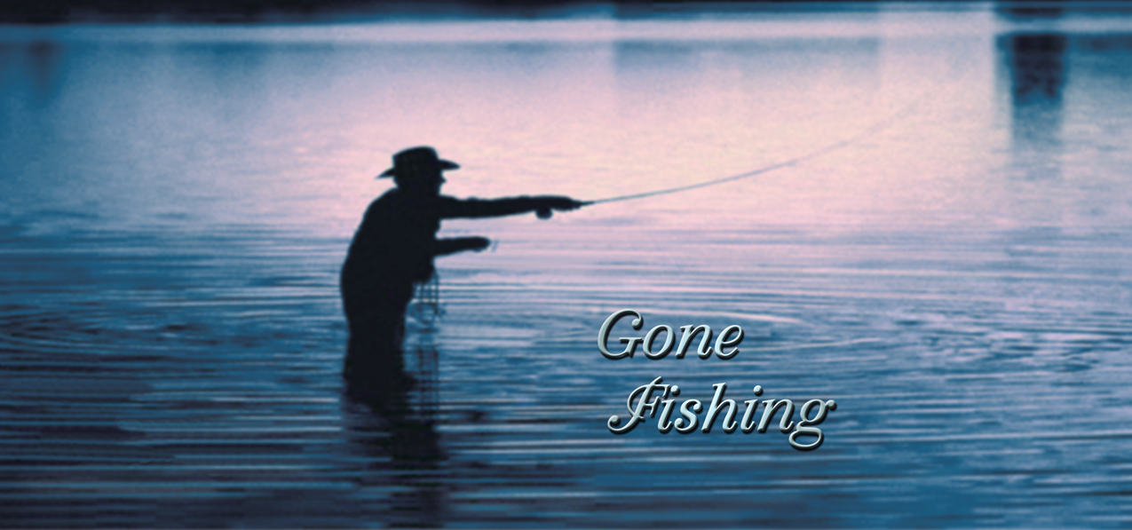 Gone Fishing (Fly) Blue
